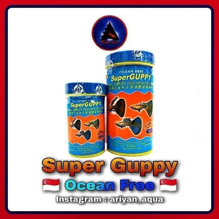 غذای Ocean Free Super Guppy