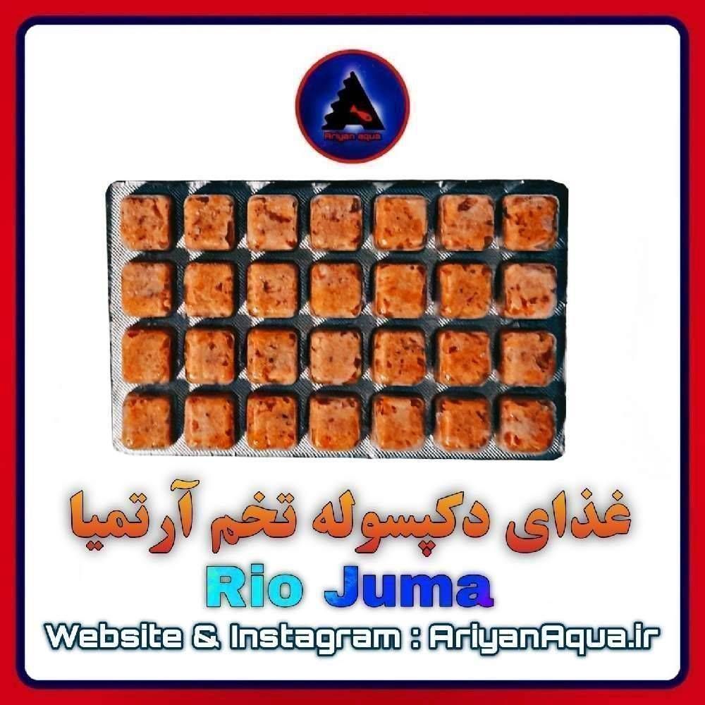 غذای دکپسوله آرتمیا منجمد Rio Juma