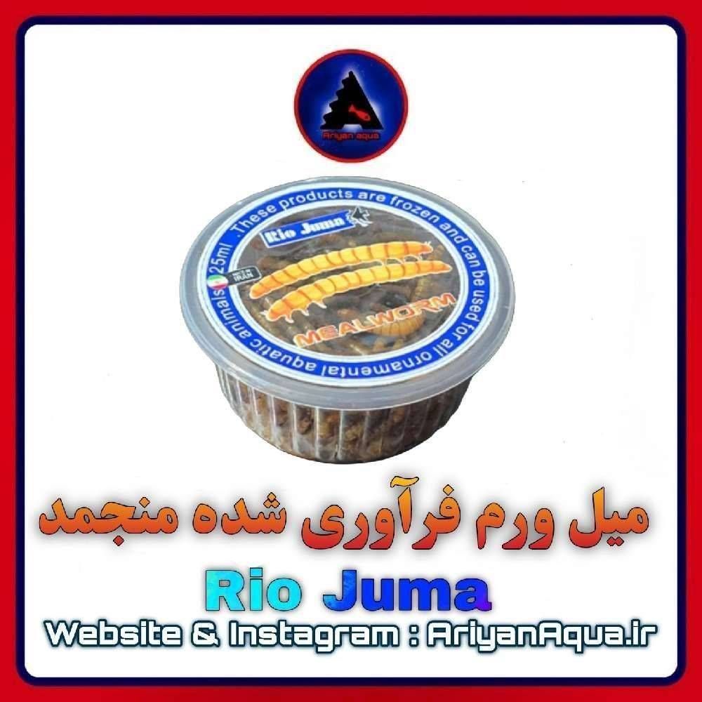غذای میل ورم فرآوری شده منجمد RiuJuma