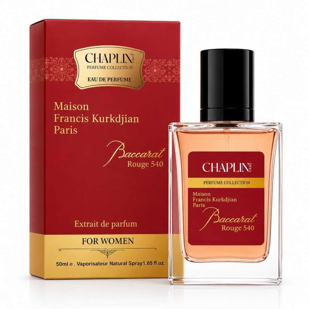 ادکلن چاپلین chaplin رایحه Baccarat Rouge 50ml