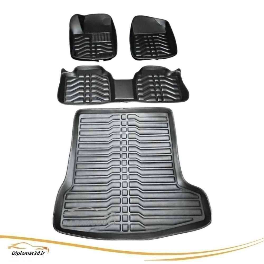 کفپوش خودرو جک J7 مدل LS پنج بعدی به همراه کفپوش صندوق مدل دیپلمات D3 ( قیمت ویژه )